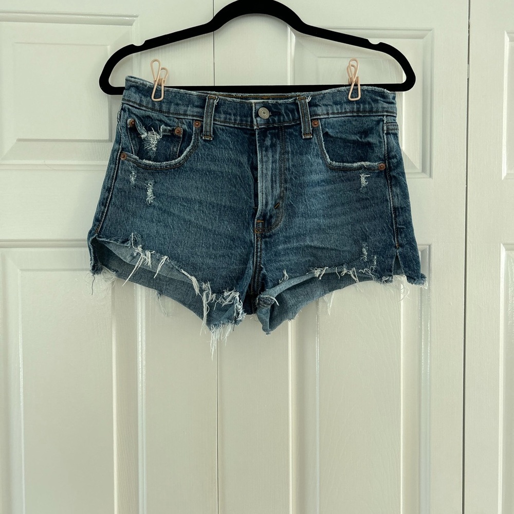 Abercrombie & Fitch The Mom Mid Rise Short - 6